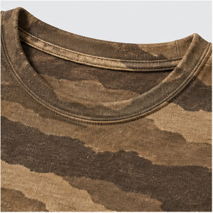 เสื้อยืดคอกลมแขนสั้นลายพรางแบบกำหนดเองสำหรับผู้ชาย รุ่น MTS-CAMO-0047 - Product Image 6