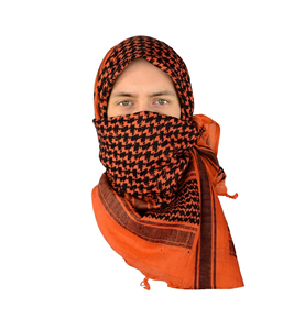 Women's Long Leopard Print Scarf Thermal Insulation Winter Casual Wear 100% Polyester Orange Black Patterned Neck Wrap - Product Image 3