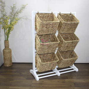 Artex Dong Thap Factory Handicraft Porte-revues en jonc de mer Organisateur naturel pour le bureau et l'hôtel - Product Image 3