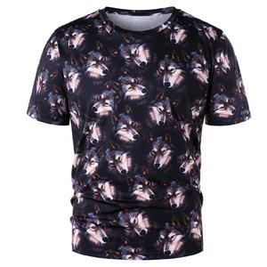 T-shirt Homme en Coton Tricoté Coupe Ample Col Rond Sublimation Respirant Anti-Plis Écologique – Meilleure Vente - Product Image 1