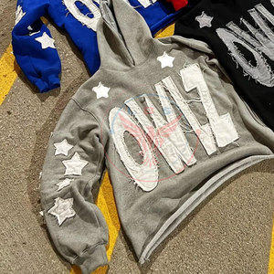 Sweat-shirts à capuche pour hommes, séchage rapide, confortables, patchwork, couleur unie, hiver, logo personnalisé, polaire, qualité supérieure, faible MOQ - Product Image 4