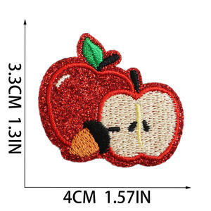 Heat <b>Press</b> Embroidery Patch Embroidered Iron On Fabric Badge Patches for Clothing Hats Backpacks Bags Wholesale Decorative Patch - Product Image 4