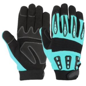Gants de travail de sécurité résistants aux chocs avec fonction écran tactile, anti-choc et anti-perforation en cuir de vachette renforcé - Product Image 1