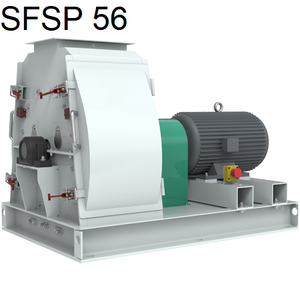 เครื่องบดแบบค้อน SFSP 56 ซีรีส์ รุ่นใหม่ ประสิทธิภาพสูง สำหรับบดข้าวโพดและธัญพืช  ระบบขับเคลื่อนโดยตรง โรเตอร์แบบย้อนกลับได้ กำลังการผลิต 8 ตัน/ชม. - Product Image 1