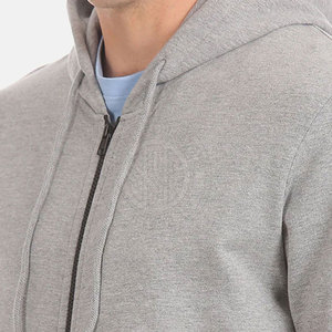 Sweat à capuche zippé pour homme, design élégant, tissu doux, coupe confortable, idéal pour le streetwear, les tenues décontractées et l'entraînement. - Product Image 6