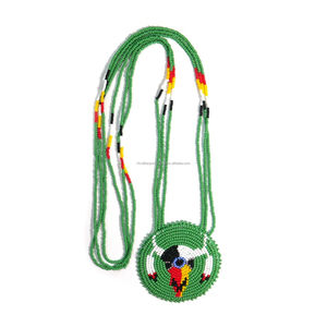 Rfcrafts unisex สร้อยคอลูกปัดเมล็ดแก้วที่มีคุณภาพสูงที่กำหนดเองด้วยลายดอกไม้โรแมนติกสัตว์ชุบทองโดย rfcrafts - Product Image 6