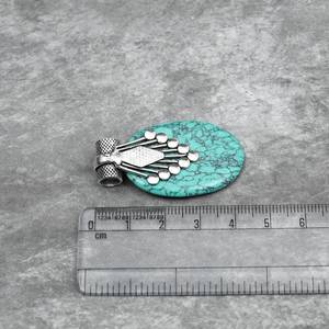 Turquoise Pendant 925 Sterling Silver Gemstone Pendant Handmade Jewelry Boho Style Necklace <b>Gift</b> <b>For</b> <b>Her</b> - Product Image 2