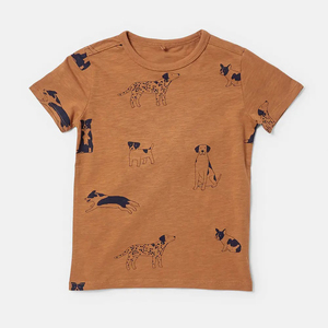 Ensembles d'été personnalisés pour enfants, tendance 2026, vente en gros, 100 % coton respirant, chemises et shorts confortables - Product Image 1