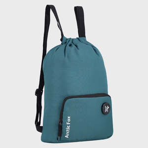 Bolsa Deportiva Impermeable de Yute con Cordón, Modelo Viridian de Arctic Fox, para Natación, Baloncesto, Playa y Publicidad - Product Image 3