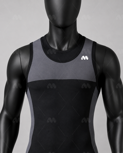 Plus Size Men Tank Top Sleeveless Crew Neck Knitted Sports <b>Vest</b> Breathable Activewear for Gym Training - Product Image 1