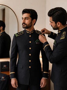 Epaulettes Ceremoniales de Alta Calidad, Hechos a Mano, de Lona, para Coser, en Oferta, Sunjotra Industries - Product Image 5