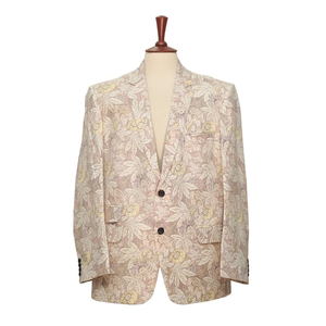 Nouvel Arrivage – Blazer Élégant pour Femme en Jacquard Floral, Revers Cranté, Ouvert sur le Devant, Manches Longues, Idéal pour le Bureau ou Tenue Décontractée - Product Image 1