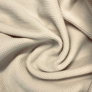 Cotton Waffle <b>Fabric</b> 220 GSM Textured Cloth Breathable Moisture Absorbent for Sweatshirts Thermal wear Lounge wear - Product Image 3