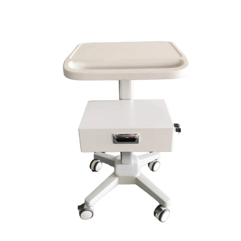 Krankenhauswagen mit Laptop-Tisch und Schublade Medizintechnik Möbel für Laptops und sonstiges Notwendiges