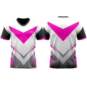 เสื้อยืดกีฬาผ้าฝ้าย100% สำหรับผู้ชายเสื้อเจอร์ซีย์ลายสีทึบพิมพ์ซับลิเมชันแบบกำหนดเองสำหรับทีม - Product Image 1