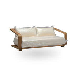 Table basse en bois pour l'extérieur, ensemble de jardin durable et écologique, mobilier moderne en teck massif pour villa - Product Image 5
