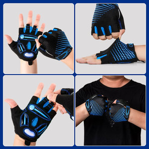 Guantes de Ciclismo Hechos de Cuero, Guantes de Ciclismo de Material Duradero, Guantes de Ciclismo Cómodos - Product Image 6