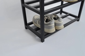 Smart Shoe <b>Rack</b> Three Tier Compact Organizer High Load Capacity Stable Frame Space Efficient Design Modern Storage Solution - Product Image 3