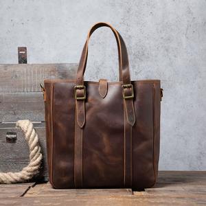 กระเป๋าโท้ทผู้หญิงขนาดใหญ่ หนังแท้ สีพื้น ซิปปิด ทำมือ ใช้ได้ทุกวัน รุ่นใหม่ล่าสุด ปี 2026 รหัส LTB-0202 - Product Image 1