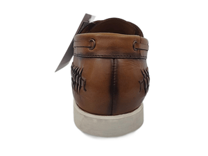Mocasines Color Tabaco con Punta Redonda, Sin Cordones, Suela de Goma Antideslizante, para Todas las Temporadas - Product Image 4