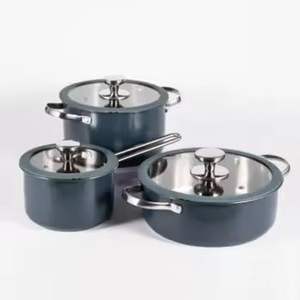 Pot à tajine marocain en acier inoxydable avec couvercle, poignée dorée, plat de service décoratif pour hôtel, restaurant, buffet - Product Image 6