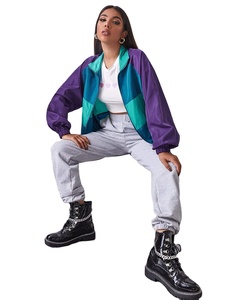 Dernière veste de sport décontractée pour femmes 2025 Manteau coupe-vent léger et respirant personnalisé avec fermeture éclair Vêtements d'extérieur - Product Image 2