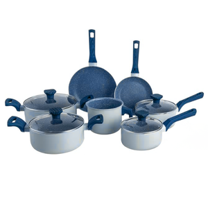 Juego de Utensilios de Cocina de Aluminio HOCA de 7 Piezas con Tapas de Vidrio Antiadherentes de Cerámica, Aptos para Lavavajillas y Ecológicos - OEM de Vietnam - Product Image 1