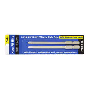 หัวไขควง VESSEL Extra Fit Silver Bit สำหรับงานหนัก ใช้กับไขควงไฟฟ้าและไขควงกระแทก - Product Image 3