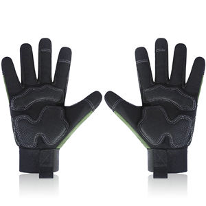 Guantes Mecánicos de Protección Flexibles Personalizados, Guantes de Seguridad de Cuero para Trabajos de Construcción - Product Image 6