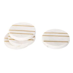 High Quality Home Bar Decoration <b>Marble</b> <b>Coasters</b> For Cup 2026 Hot Selling Brass Inlay <b>Marble</b> <b>Coasters</b> Customized <b>Marble</b> <b>Coasters</b> - Product Image 4