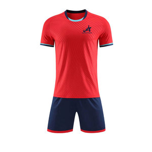 Ensemble maillot et short de football pour homme Elite Performance, tissu à séchage rapide, anti-transpiration, idéal pour les tournois de football - Product Image 1