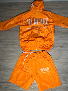 Ensemble coupe-vent et short personnalisé de haute qualité pour homme, ensemble short coupe-vent d'été unisexe, ensemble short en nylon bicolore - Product Image 3