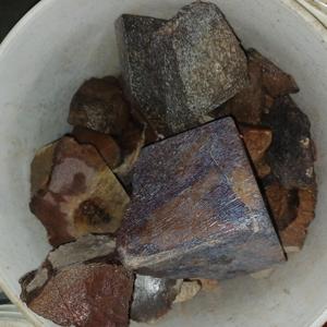 Fossile d'os de dinosaure agatisé naturel - Lot de spécimens lapidaire bruts en gros - Product Image 1