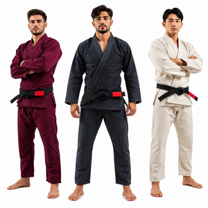 ชุดยูโดบราซิลเลียนยิวยิตสูแบบสั่งทำขายส่งสำหรับผู้ชาย ชุดกิโมโน BJJ ระดับพรีเมียม ชุดฝึกศิลปะการต่อสู้ ชุดยูโดสำหรับการฝึกซ้อมและการแข่งขัน - Product Image 2