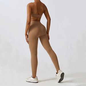 Conjuntos Deportivos de 2 Piezas para Mujer, Diseño a Rayas, Transpirables, Cintura Alta, Levanta Glúteos, para Gimnasio, Fitness, Yoga - Product Image 6