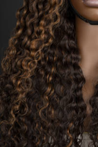 Eurasien 100% cheveux Remy non transformés vietnamiens crépus bouclés Style vague Double trame étirée longueur 8-26 pouces - Product Image 4
