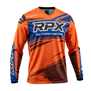 Camiseta de Motocross de Manga Larga para Hombre, Diseño de Sublimación Completa, Secado Rápido, para Equipo de Carreras Profesional - Product Image 3