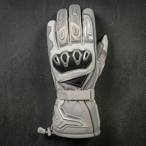 Gants d'hiver pour moto avec doublure chaude, tissu coupe-vent et paumes antidérapantes pour une conduite confortable par temps froid - Product Image 3