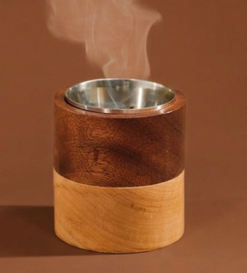 Luxury Modern Wooden Mubkhar Handcrafted Square <b>Oud</b> <b>Bakhoor</b> Burner Portable Incense Holder For Home Office Decor Incense Burner - Product Image 2