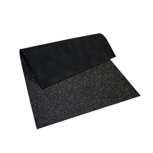 Tapis en caoutchouc EPDM en rouleau antidérapant et résistant à l'usure pour salle de sport, idéal pour les sols sportifs extérieurs, insonorisation et absorption des chocs - Product Image 1