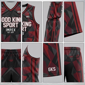 Conjunto de Camiseta y Pantalones Cortos de Baloncesto Personalizados para Hombre, Uniforme de Baloncesto Sublimado, Ropa Deportiva de Equipo, Fabricante OEM, Kits de Baloncesto Personalizados - Product Image 5