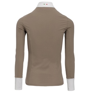 Chemise de compétition équestre de haute qualité, extensible dans 4 directions, en tissu technique doux au toucher, idéale pour la compétition et les spectacles. - Product Image 1