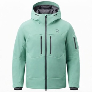 New Style <b>Men's</b> Winter Hooded Puffer <b>Jacket</b> Waterproof Breathable Polyester Wadding Thick Warm Sporty Zipper Closure Color - Product Image 3