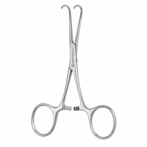 Pince vasculaire COOLEY extra petite à tiges droites, mâchoire à occlusion partielle 1-1/8 po (2,9 cm), longueur totale 4-5/8 po (11,7 cm) ZETOMEDPRO - Product Image 1