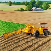 Mini-trancheuse manuelle Vishwakarma Agro pour le posement de câbles avec attache pour tracteur