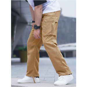 Pantalons cargo pour hommes à la mode, coupe ample, confortables et décontractés - Product Image 6