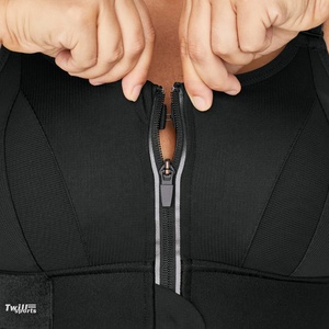 ชุดบราเล่นกีฬาแขนสั้นสีพื้นของผู้หญิงชุดเสื้อชั้นใน2ชิ้นผ้าซักระบายอากาศได้สำหรับออกกำลังกายในฤดูร้อน - Product Image 4