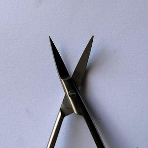 Ciseaux Metzenbaum à pointe acérée en carbure de tungstène T.C, 15 cm, acier inoxydable, droits, courbés, demi-or, Ce By D - Product Image 6