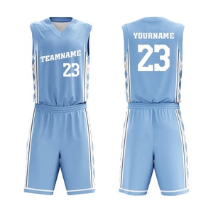 Ensemble d'uniformes de basketball personnalisés en gros, maillot et short d'équipe, tissu respirant, impression par sublimation, logo personnalisé, ensemble de vêtements de sport - Product Image 6