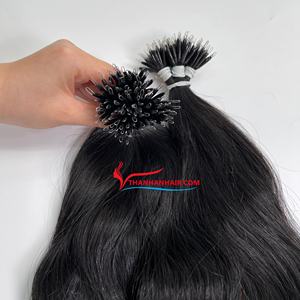 MEGA SOLDE Extensions de cheveux en kératine à pointe nano de haute qualité, couleur prête à l'emploi, 100% cheveux humains vietnamiens, faciles à poser, grand stock disponible - Product Image 4